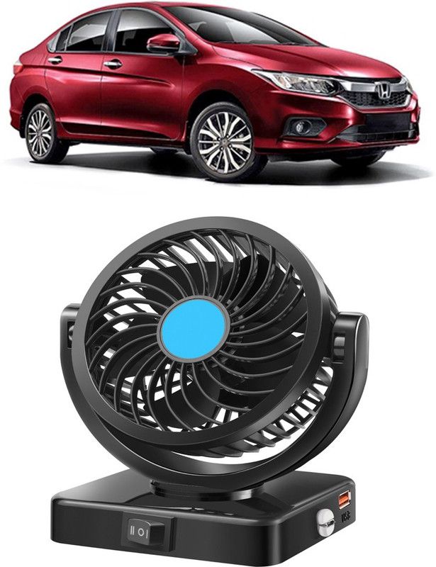 Enfield Works Car Fan With USB Charging 360 Degree Rotatable Fan-B-151 Car Interior Fan  (12 V)