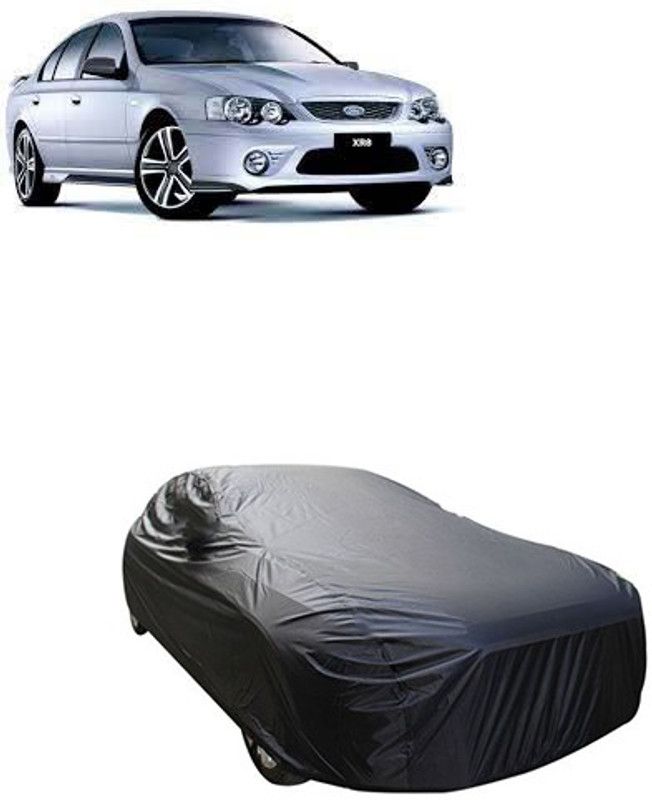Kuchipudi Car Cover For Ford Universal For Car (Without Mirror Pockets)  (Black, For 2005, 2006, 2007, 2008, 2009, 2010, 2011, 2012, 2013, 2014, 2015, 2016, 2017, 2018, 2019, NA Models)