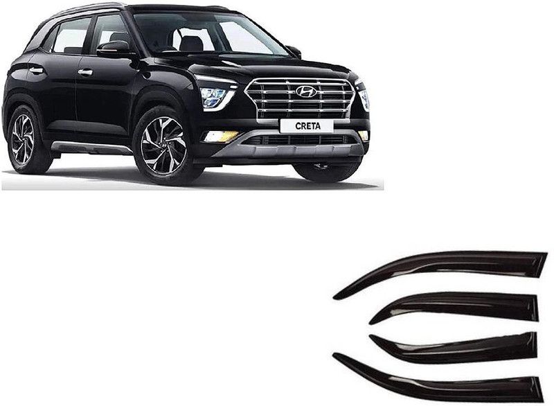 Nxt Gen For Front, Rear Wind Deflector  (HYUNDAI Creta)