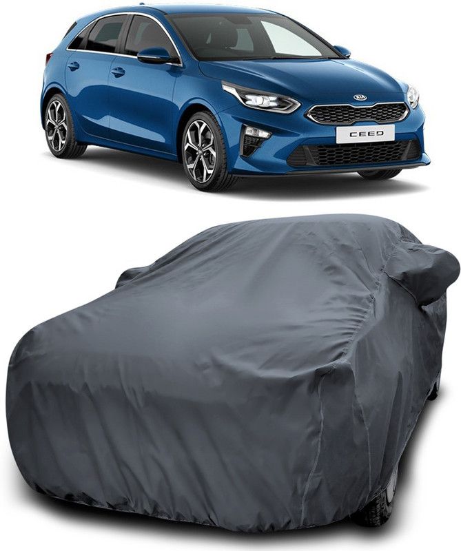 AutoBurn Car Cover For Kia ceed (With Mirror Pockets)  (Grey)