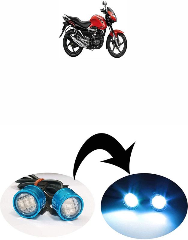 Vagary WATERPROOF BLINKING LIGHT WITH 3 MODES-420 Brake Light, Tail Light, License Plate Light, Parking Light Motorbike LED for Suzuki (12 V, 10 W)  (GS 150R, Pack of 2)