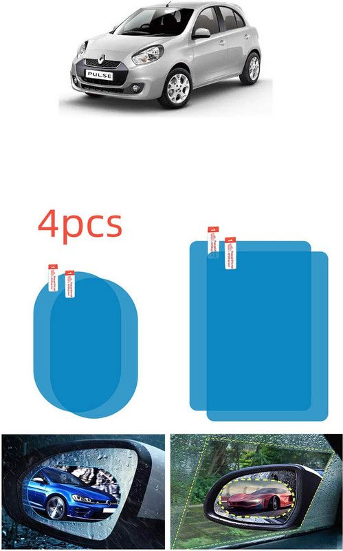 Etradezone Antifog Combo(B&S)_0525 Car Mirror Rain Blocker  (Blue)