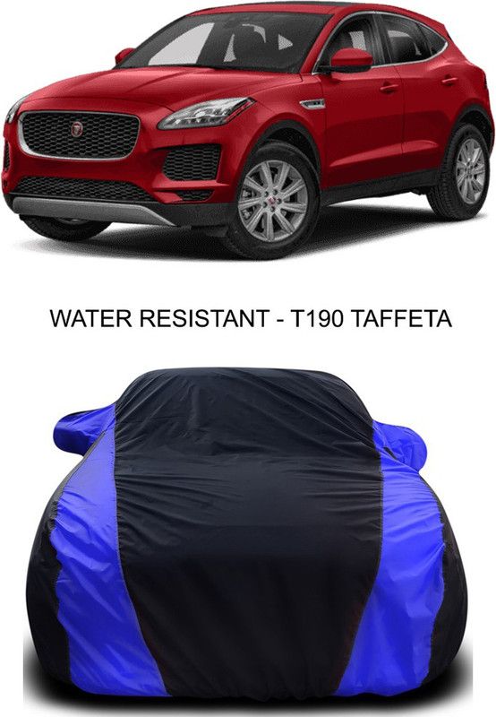 Ascension Car Cover For Jaguar E-Pace (With Mirror Pockets)  (Black, Blue)