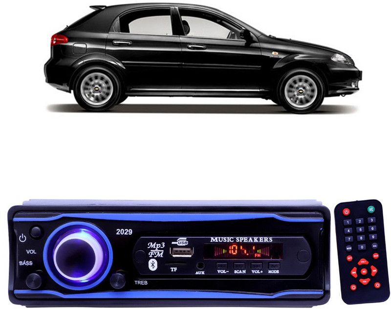 YUNEIK Blue Stereo-999 BLUETOOTH/USB/SD/AUX/FM/MP3 (BLUE & Black)Y-087 Car Stereo  (Single Din)