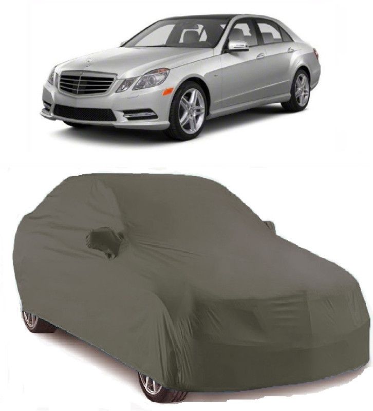 Gargi Traders Car Cover For Mercedes Benz E-Class (With Mirror Pockets)  (Grey)