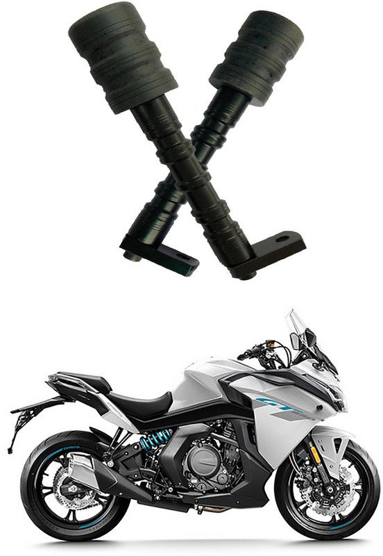 Enfield Works Super Strong Universal Bike Crash Guard Black / Slider Y -74  (Universal For Bike)