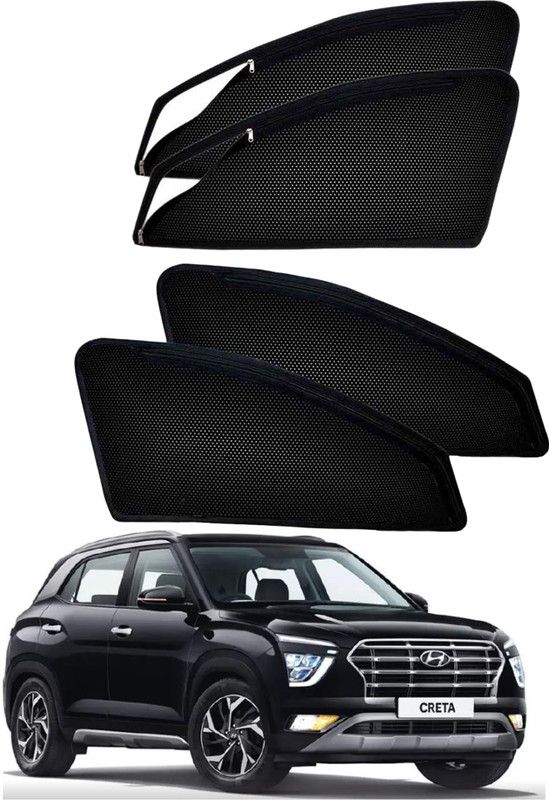 PEEPS STORE Side Window Sun Shade For Hyundai Creta  (Black)