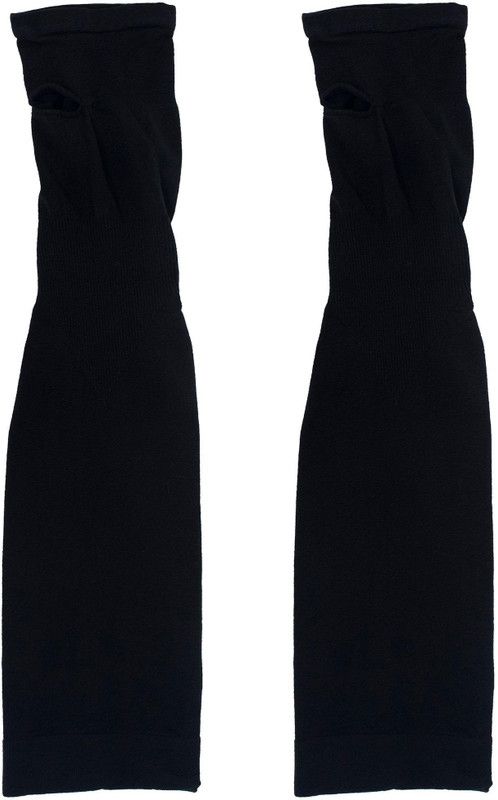 IYAAN Cotton Arm Sleeve For Men & Women  (Free, Black)