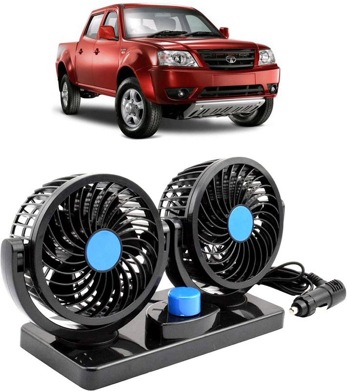 Amulite Car Fan 12V 360 Head 2 Speed Quiet Strong for All Auto Vehicles-Evl-509 Car Interior Fan  (12 V)