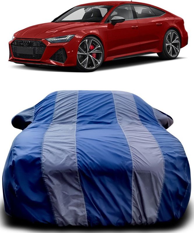 THE REAL ARV Car Cover For Audi RS 7 Sportback (With Mirror Pockets)  (Blue, Grey)