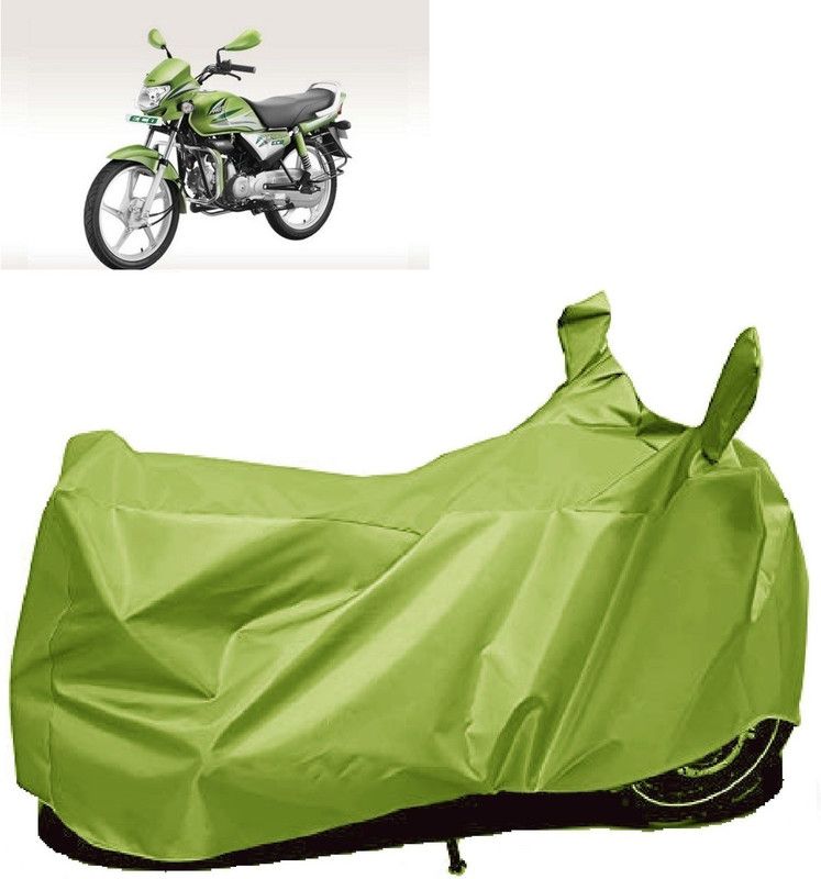 AutoFave Two Wheeler Cover for Hero  (HF Deluxe Eco, Green)