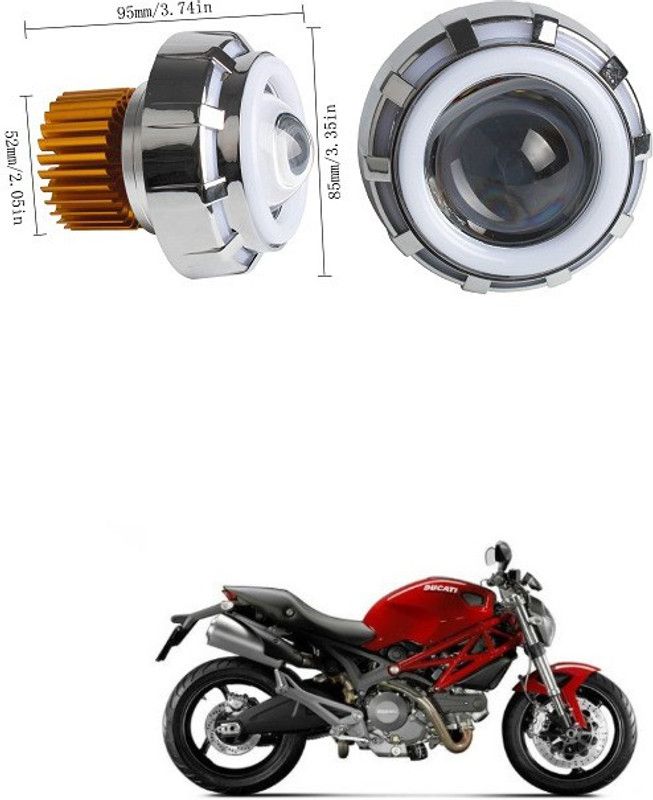 PROEDITION LED Motorcycle Headlight Bulb Hi/Lo Beam LED Car HeadlighT 136 Headlight Car, Motorbike LED (12 V, 12 W)  (Universal For Bike, Universal For Car, Pack of 1)