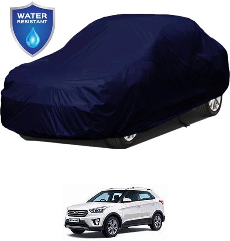 RONISH Car Cover For Hyundai Creta (Without Mirror Pockets)  (Blue, For 2004, 2005, 2006, 2007, 2008, 2009, 2010, 2011, 2012, 2013, 2014, 2015, 2016, 2017, 2018, 2019, 2020, 2021, 2022 Models)