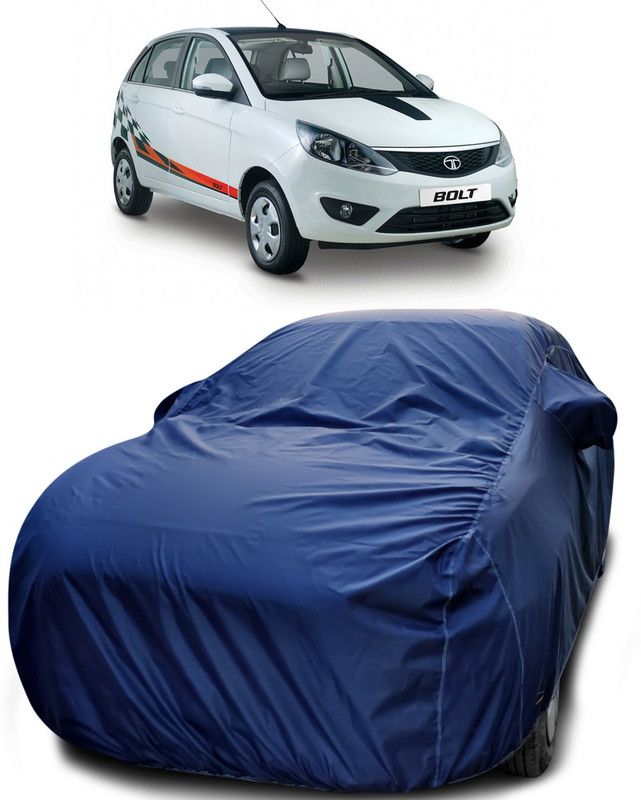 Dvis Car Cover For Tata Bolt (With Mirror Pockets)  (Blue)
