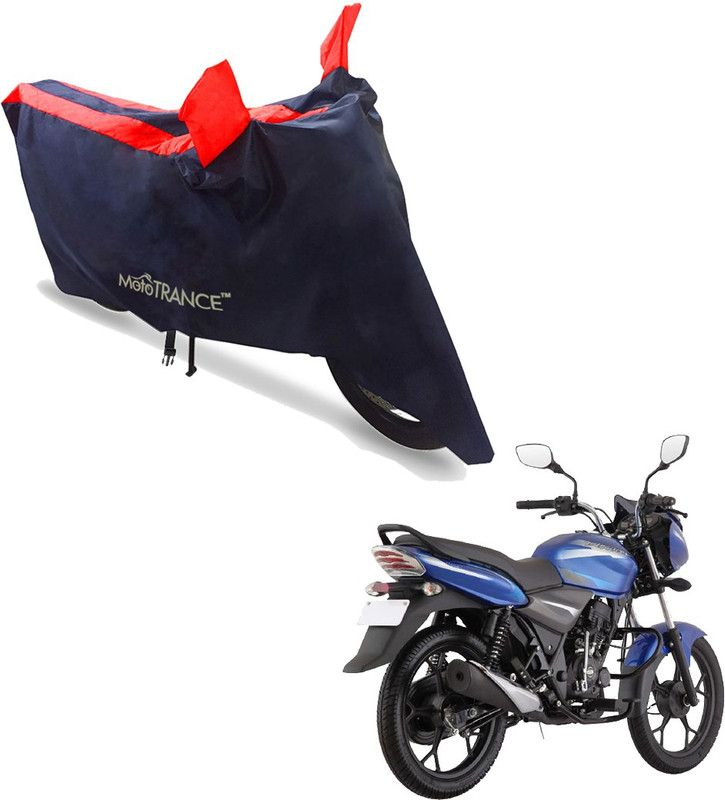 MOTOTRANCE Two Wheeler Cover for Bajaj  (Discover, Blue, Red)