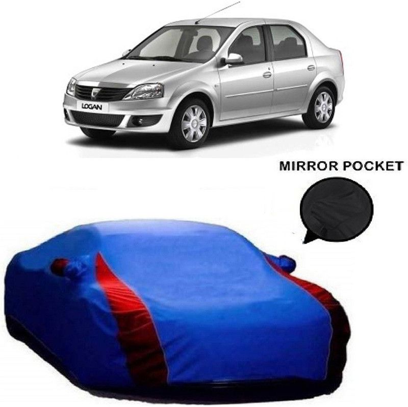 Ascension Car Cover For Renault Logan (With Mirror Pockets)  (Blue)