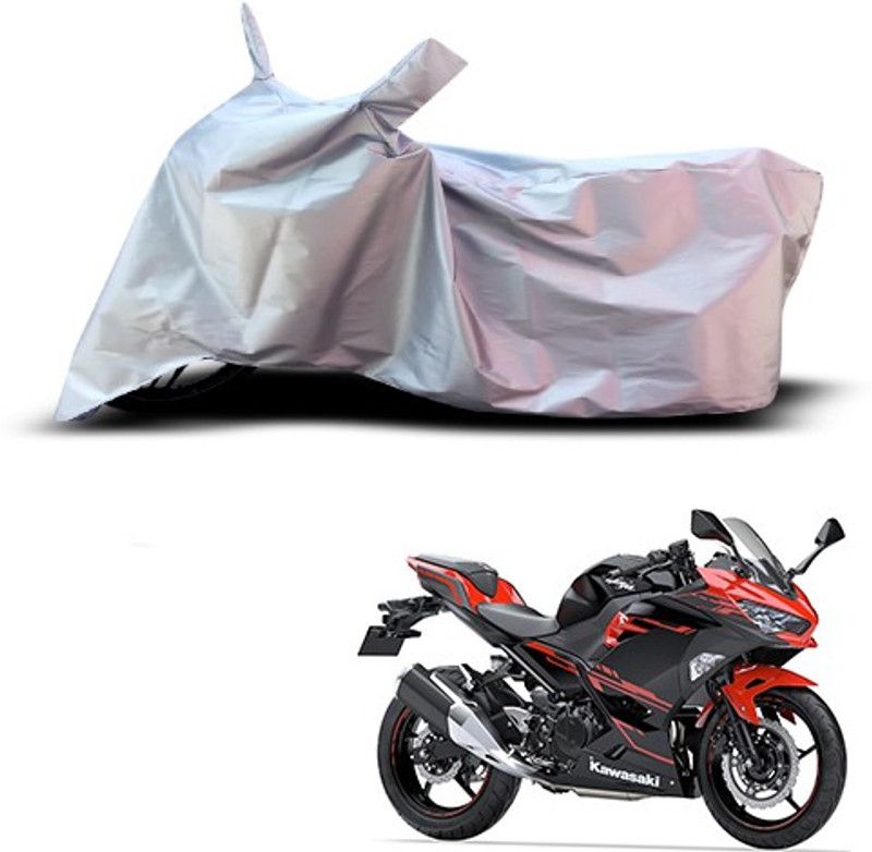 APNEK Waterproof Two Wheeler Cover for Kawasaki  (Ninja 250, Silver)