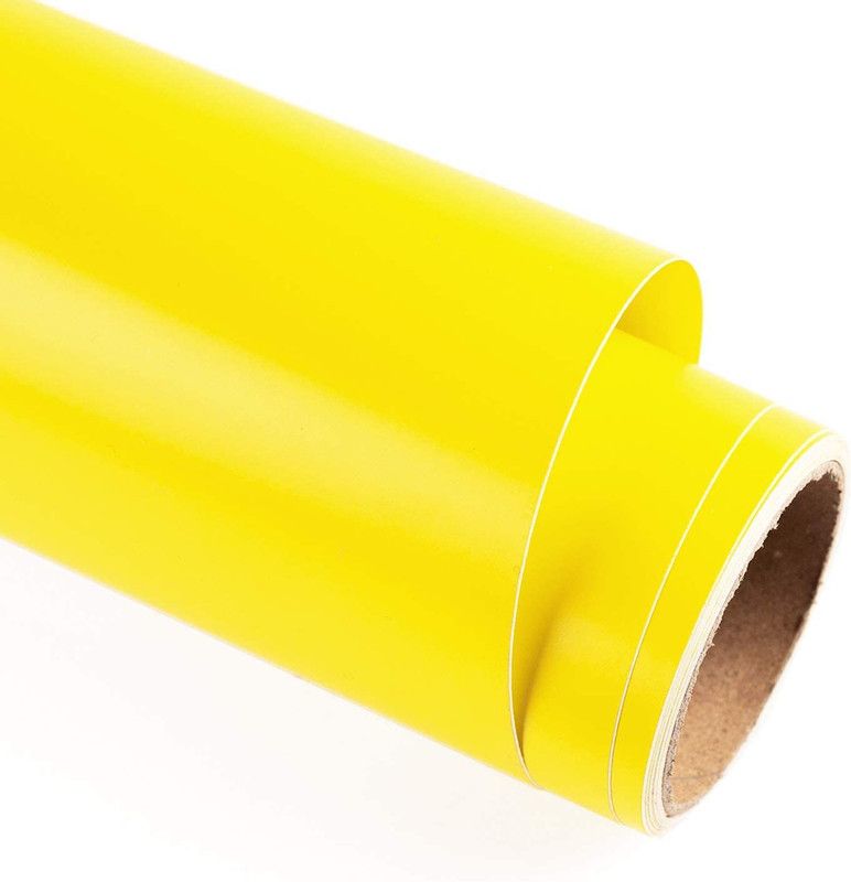 Wallmate Wrap for Car & Bike  (Yellow)