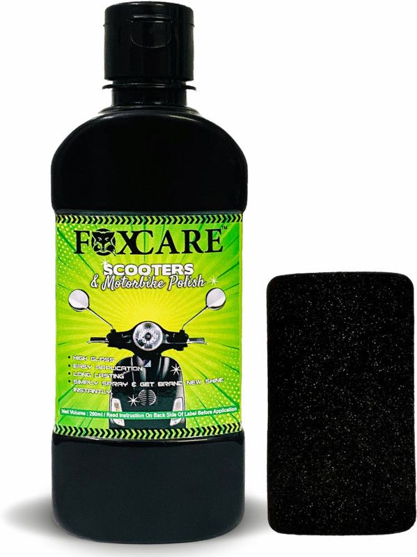 FOXCARE Liquid Car Polish for Exterior, Tyres, Chrome Accent, Headlight  (200 ml, Pack of 1)