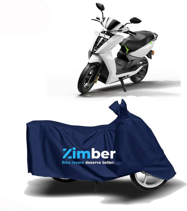 ZIMBER Two Wheeler Cover for Ather  (450, Blue)