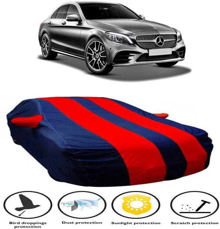 Ascension Car Cover For Mercedes Benz B-Class Facelift (With Mirror Pockets)  (Red, Blue)