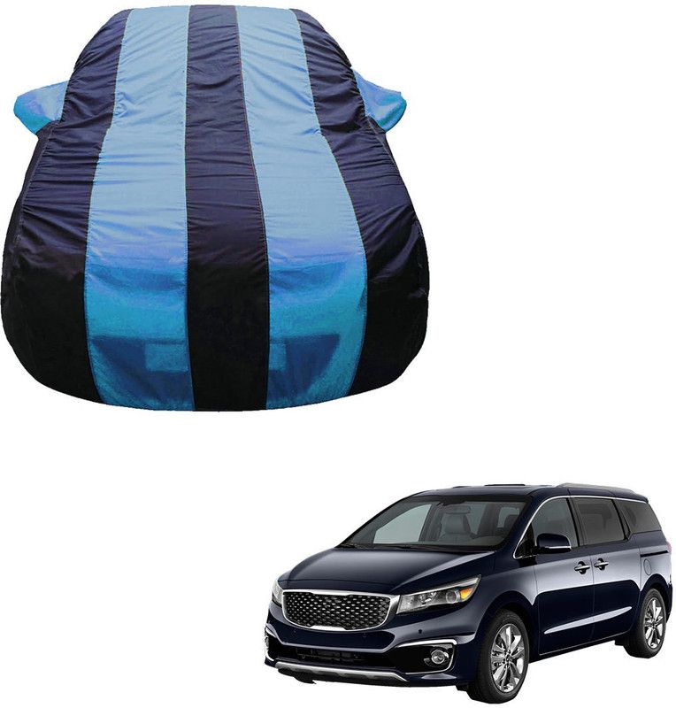 SS Zeeber Car Cover For Kia Carnival (With Mirror Pockets)  (Blue, Blue, For 2020 Models)