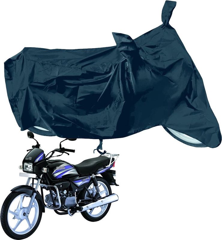 RiderShine Waterproof Two Wheeler Cover for Hero  (Splendor PRO, Black)
