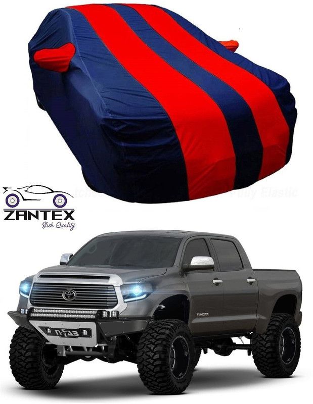 ZANTEX Car Cover For Toyota Tundra (With Mirror Pockets)  (Blue, Red)