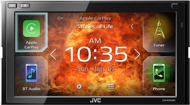 JVC KW-M740BT Car Stereo  (Double Din)