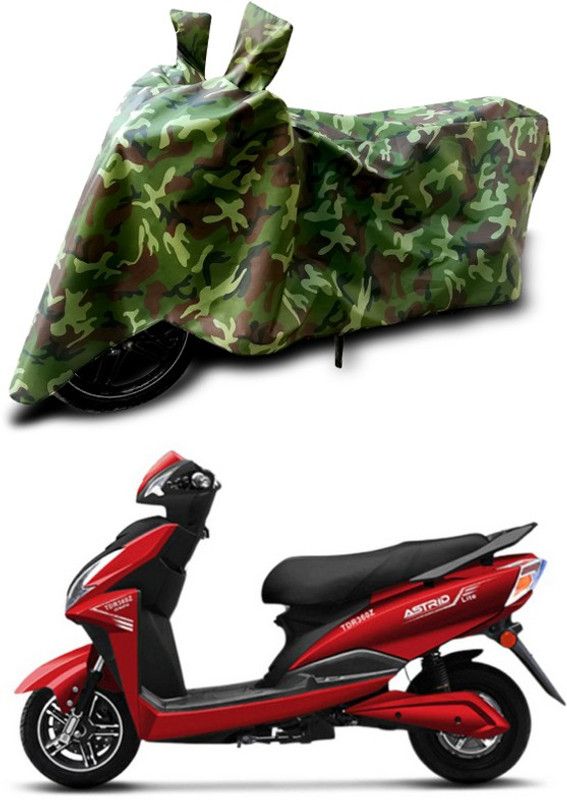 SEBONGO Two Wheeler Cover for Universal For Bike  (Green, Multicolor)