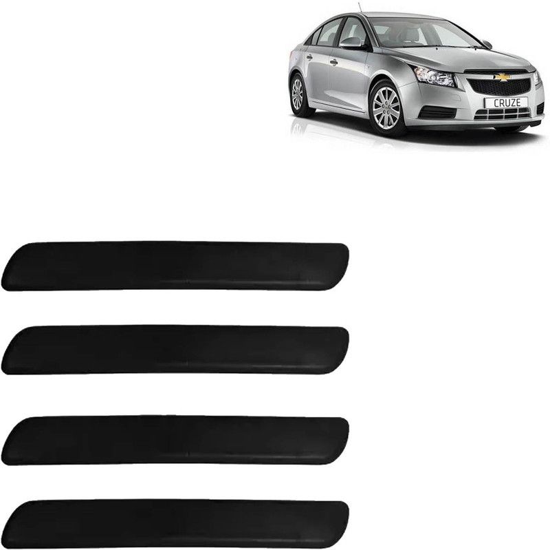 Rhtdm Silicone Car Bumper Guard  (Black, Pack of 4, Chevrolet, Cruze)
