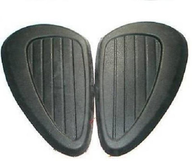 ACCESSOREEZ Motorcycle Rubber Gas Tank Traction Side Pad Fuel Gas Knee Grip Decal Guard Protector Compatible for Royal Enfield Bullet Bike Tank Pad