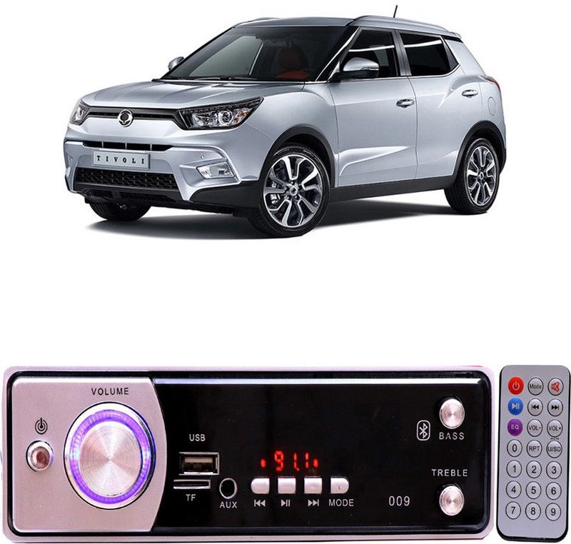 Purpleheart Silver009 BLUETOOTH/USB/SD/AUX/FM/MP3 Car Stereo ( Single Din) P-503 Car Stereo  (Single Din)