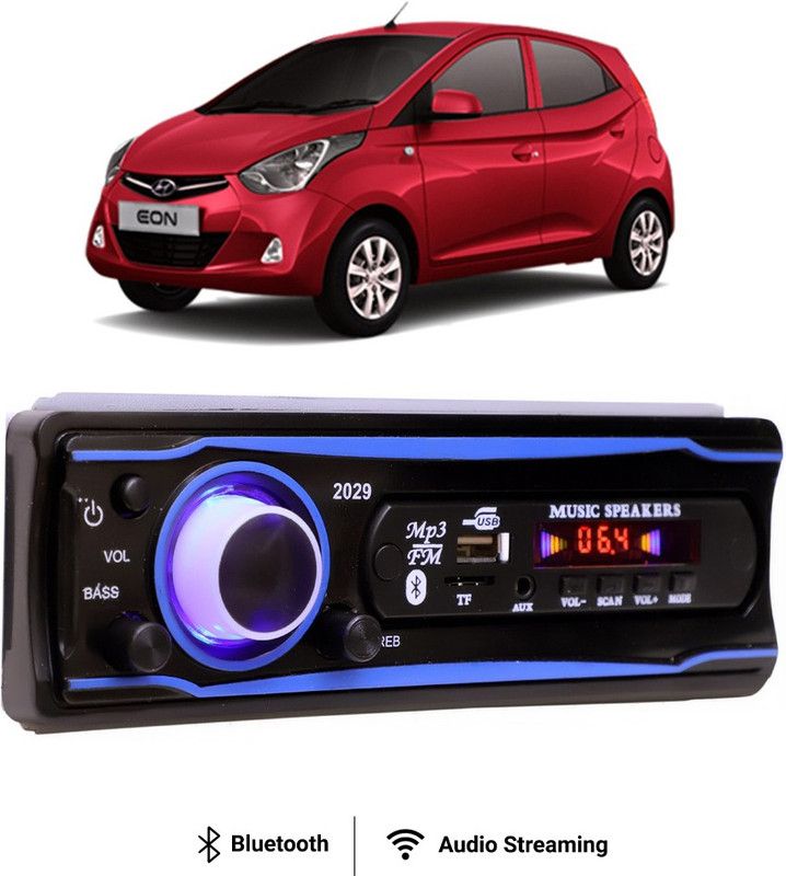 Purpleheart Blue Stereo-999 BLUETOOTH/USB/SD/AUX/FM/MP3 (BLUE & Black)P-178 Car Stereo  (Single Din)