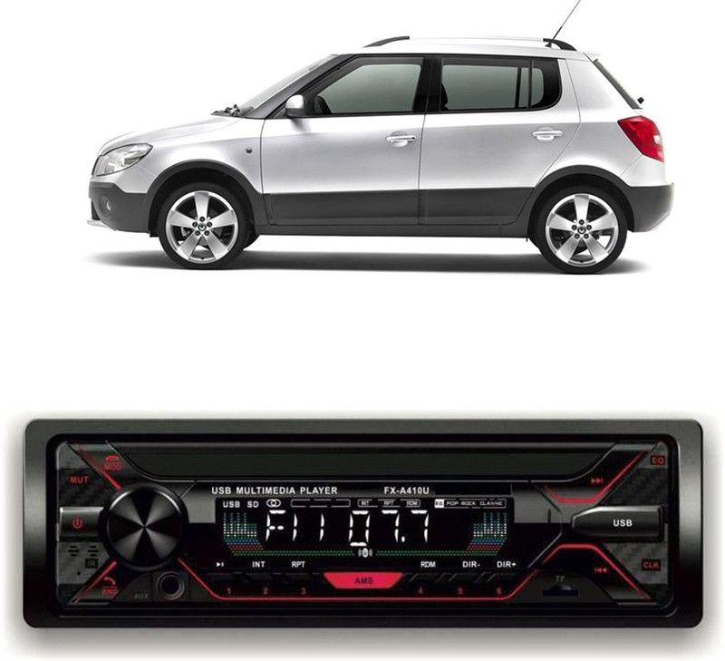 Bluedrum Car Stereo FX- A100U Car Stereo with Bluetooth, USB, SDCard , Aux B-483 Car Stereo  (Single Din)