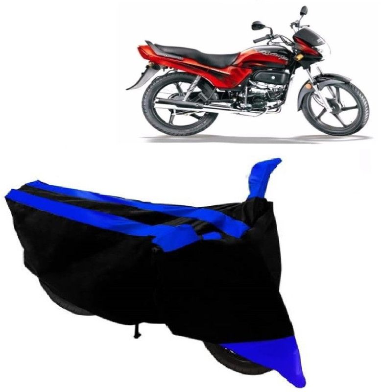 Elegance Two Wheeler Cover for Hero  (Passion Plus, Blue)