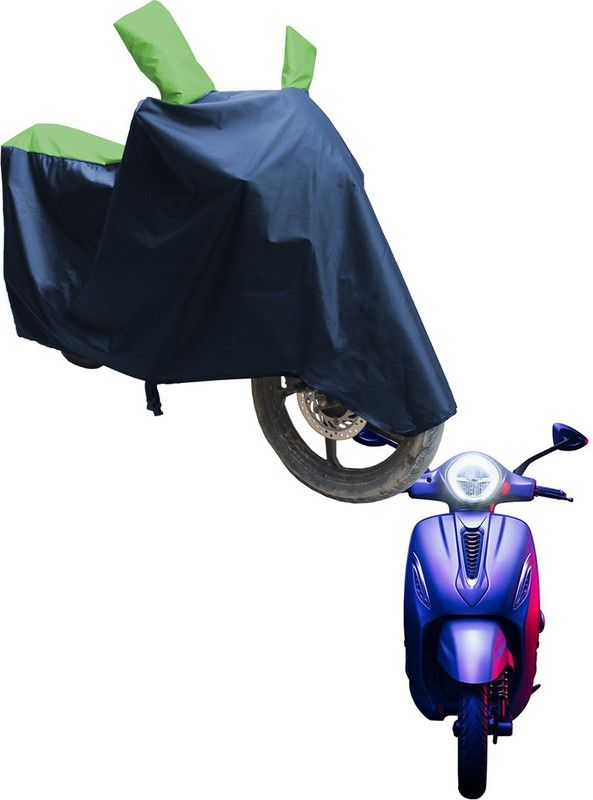 SS FOR YOUR SMART NEEDS Two Wheeler Cover for Bajaj  (Urbanite Chetak BS6, Blue, Green)
