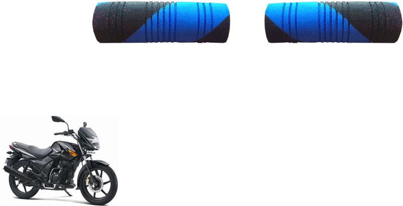 VHPQ TVFlamSBlueBlackFoamGripCover Handle Bar Grip For TVS Flame  (Pack of 2)