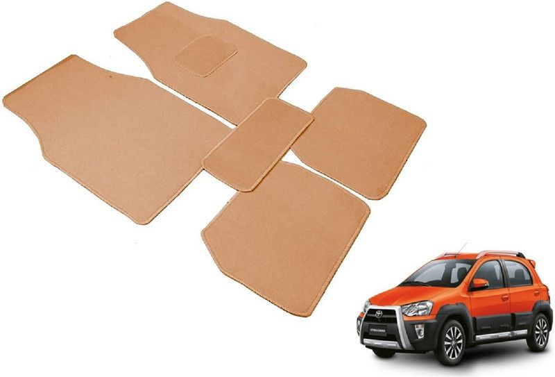 AUTYLE Fabric Standard Mat For Toyota Etios Cross  (Beige)