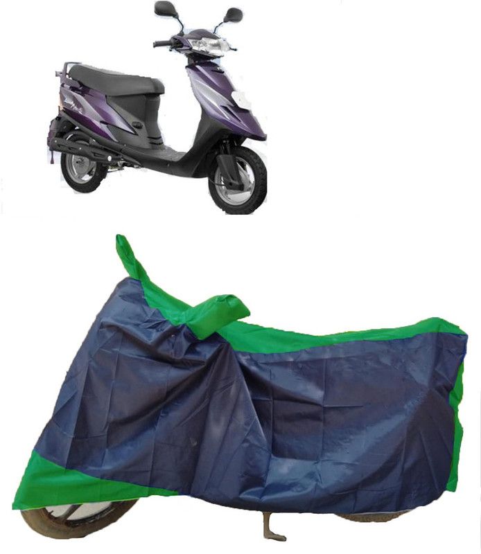 ANTOFY Two Wheeler Cover for TVS  (Teenz, Multicolor)