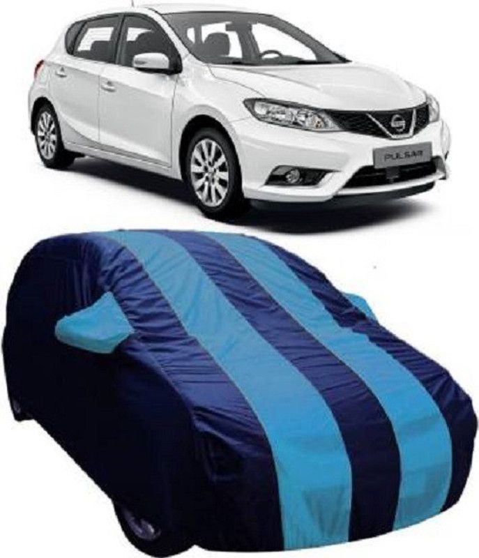 Star India Car Cover For Nissan Pulsar (With Mirror Pockets)  (Blue, Blue)