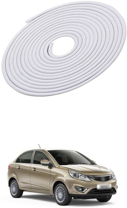 PROEDITION Plastic, Rubber Car Door Guard  (White, Pack of 1, Tata, Zest)