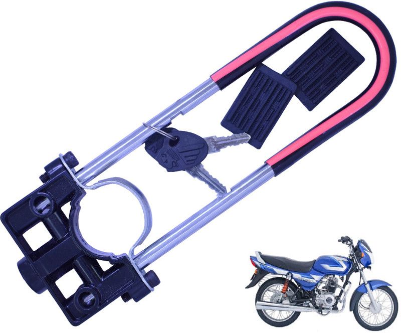 Generox Security Lock For CT 100 CT 100 Black Wheel Lock  (Black, Blue)