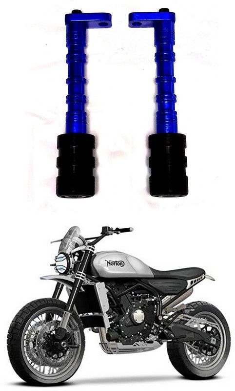 Enfield Works Heavy Duty CNC Frame Slider Crash Protection Guard (Frame Protector) E-250 Bike Crash Guard  (Universal For Bike)