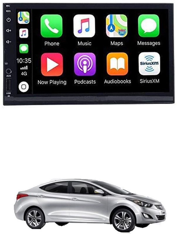 RKPSP 7 INCH Full Double Din Car Screen Stereo Media Player Audio Video Touch Screen Stereo Full HD with MP3/MP4/MP5/USB/FM Player/WiFi/Bluetooth & Mirror Link For Old Elentra Car Stereo  (Double Din)