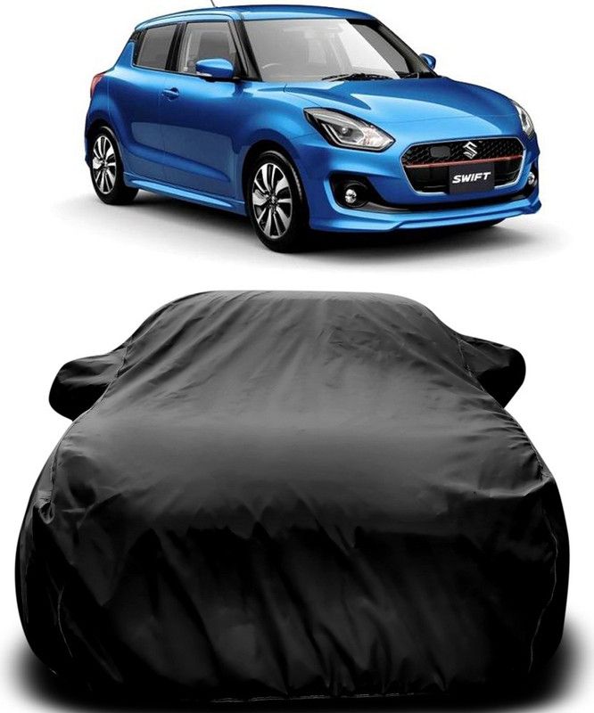 AUTOGARH Car Cover For Maruti Suzuki Swift RS (With Mirror Pockets)  (Black)
