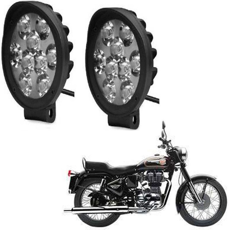 BRPEARl Fog Light 2 X 9 LED Side Marker Light-394 Side Marker, Fog Lamp Motorbike LED for Royal Enfield (12 V, 27 W)  (Bullet 350, Pack of 2)