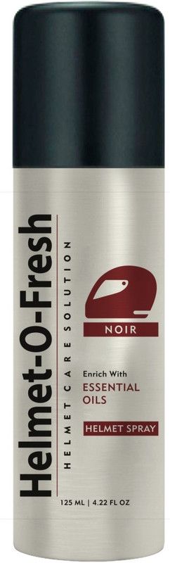 Helmet-O-Fresh _Helmet Care Solution_Helmet Freshner and Sanitizer - Noir125 ml NOIR01 Vehicle Interior Cleaner  (125 ml)