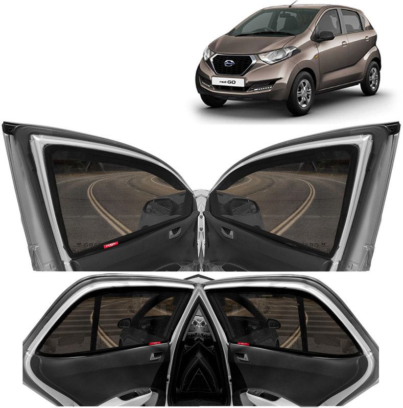 Kingsway Side Window Sun Shade For Datsun Redi GO  (Black)