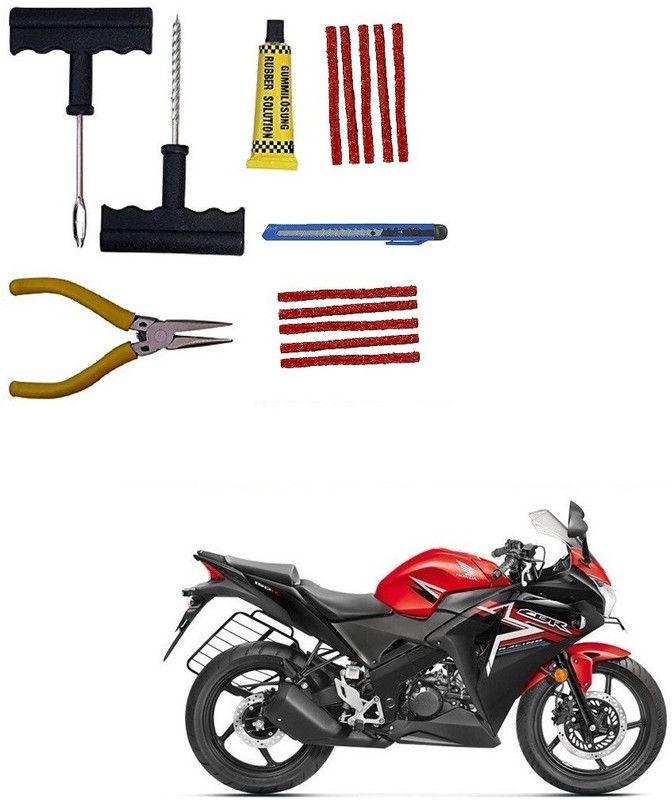 SRPHERE Complete Tubeless Tyre Puncture Repair Kit_ CBR 150R Tubeless Tyre Puncture Repair Kit